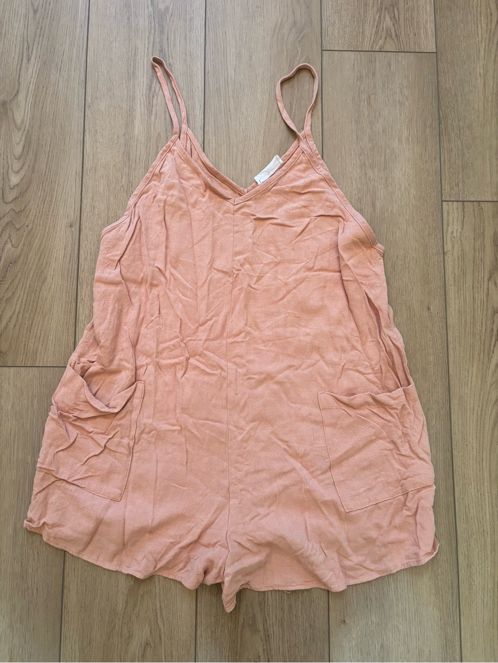 Carly Jean Los Angeles Peach Pink Romper